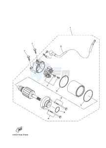 YZF-R3 YZF-R3A 321 R3 (BR51 BR52) drawing STARTING MOTOR