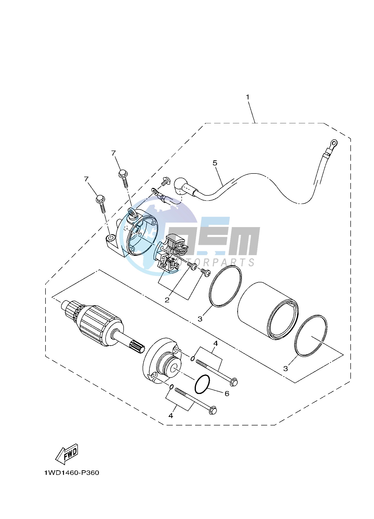 STARTING MOTOR