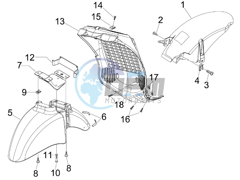 Wheel housing - Mudguard