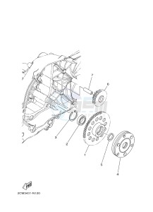 MW125A TRICITY 125 ABS (2CM2 2CMC) drawing STARTER