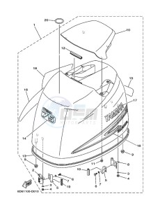 F75BETX drawing TOP-COWLING