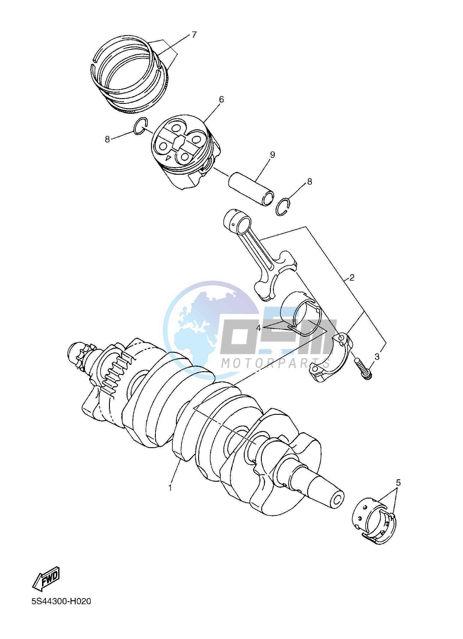 CRANKSHAFT & PISTON