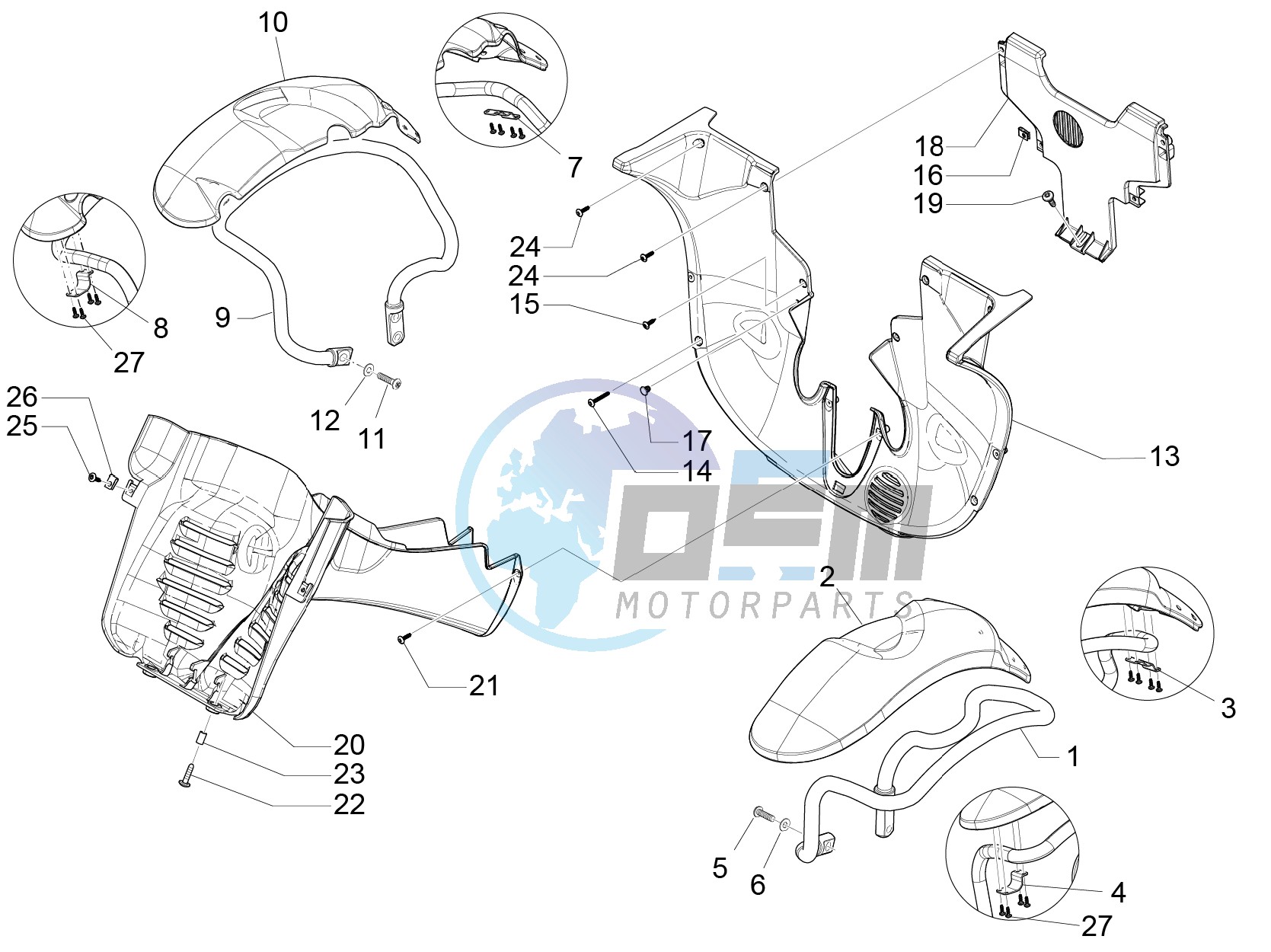 Wheel huosing - Mudguard