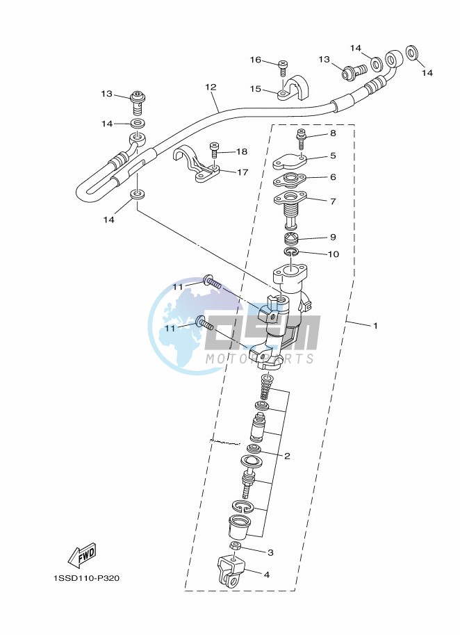 REAR MASTER CYLINDER