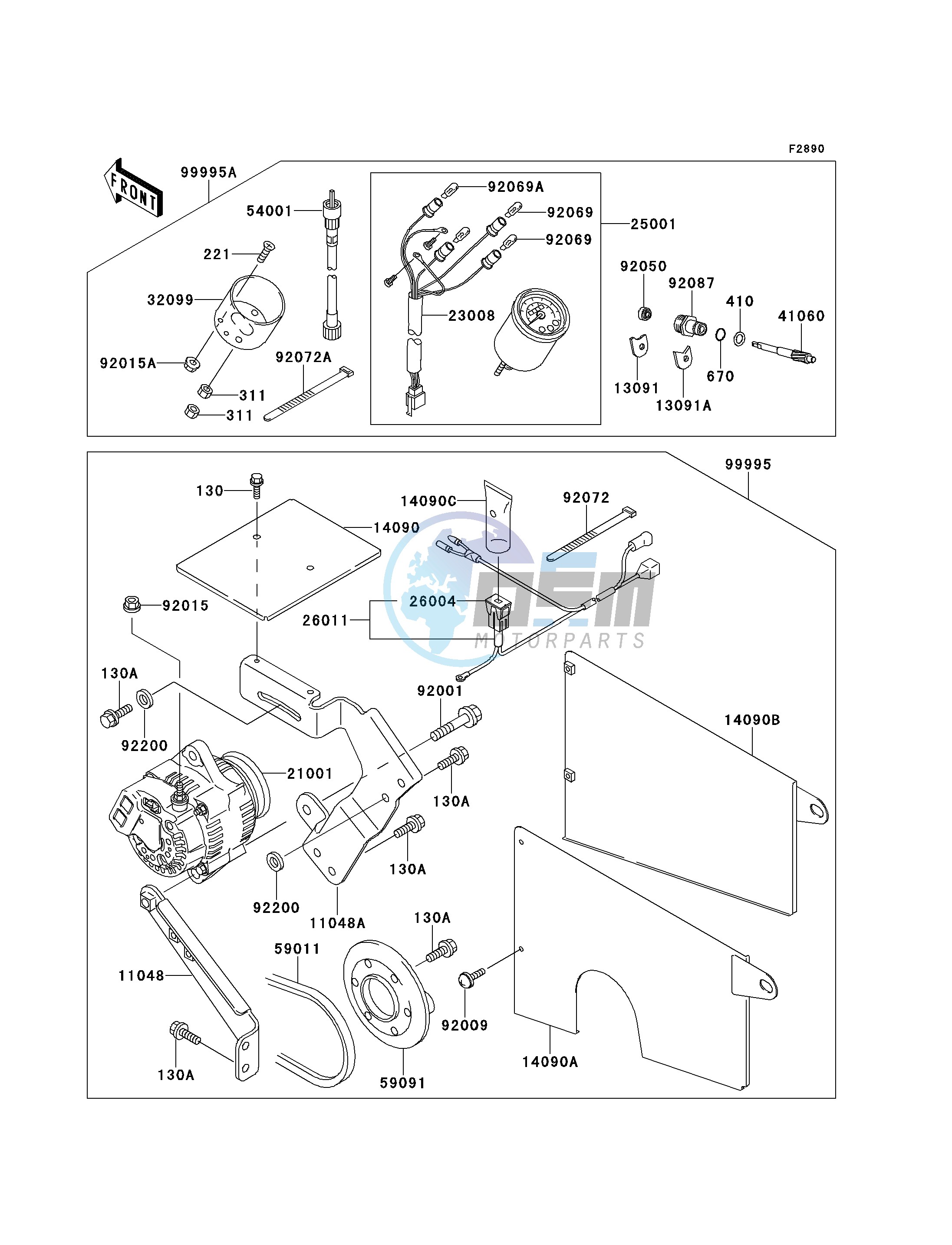 OPTIONAL PARTS-- GENERATOR&METER- -