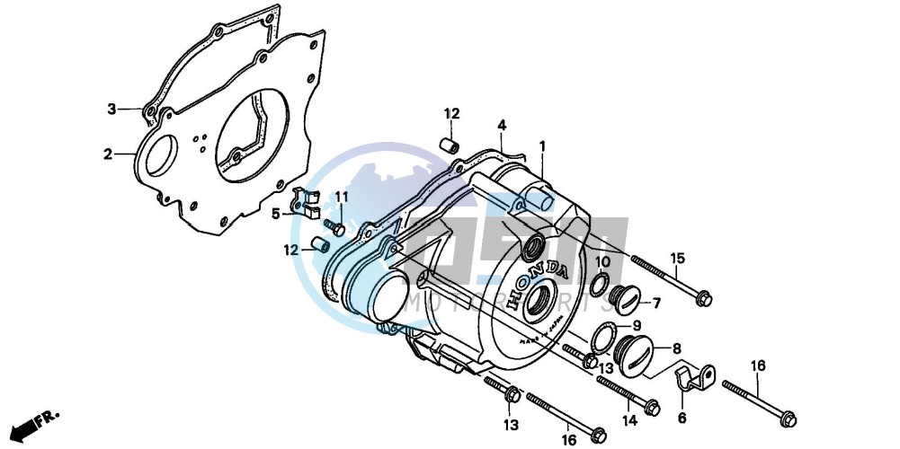 LEFT CRANKCASE COVER