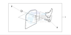 VT750DC SHADOW drawing BACKREST PLATE