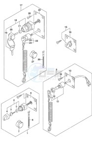 DF 9.9B drawing Switch Remote Control