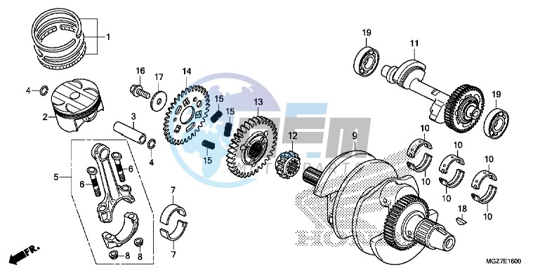 CRANKSHAFT/ PI STON