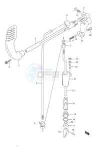 DF 9.9 drawing Clutch S/N 651001 to 652500