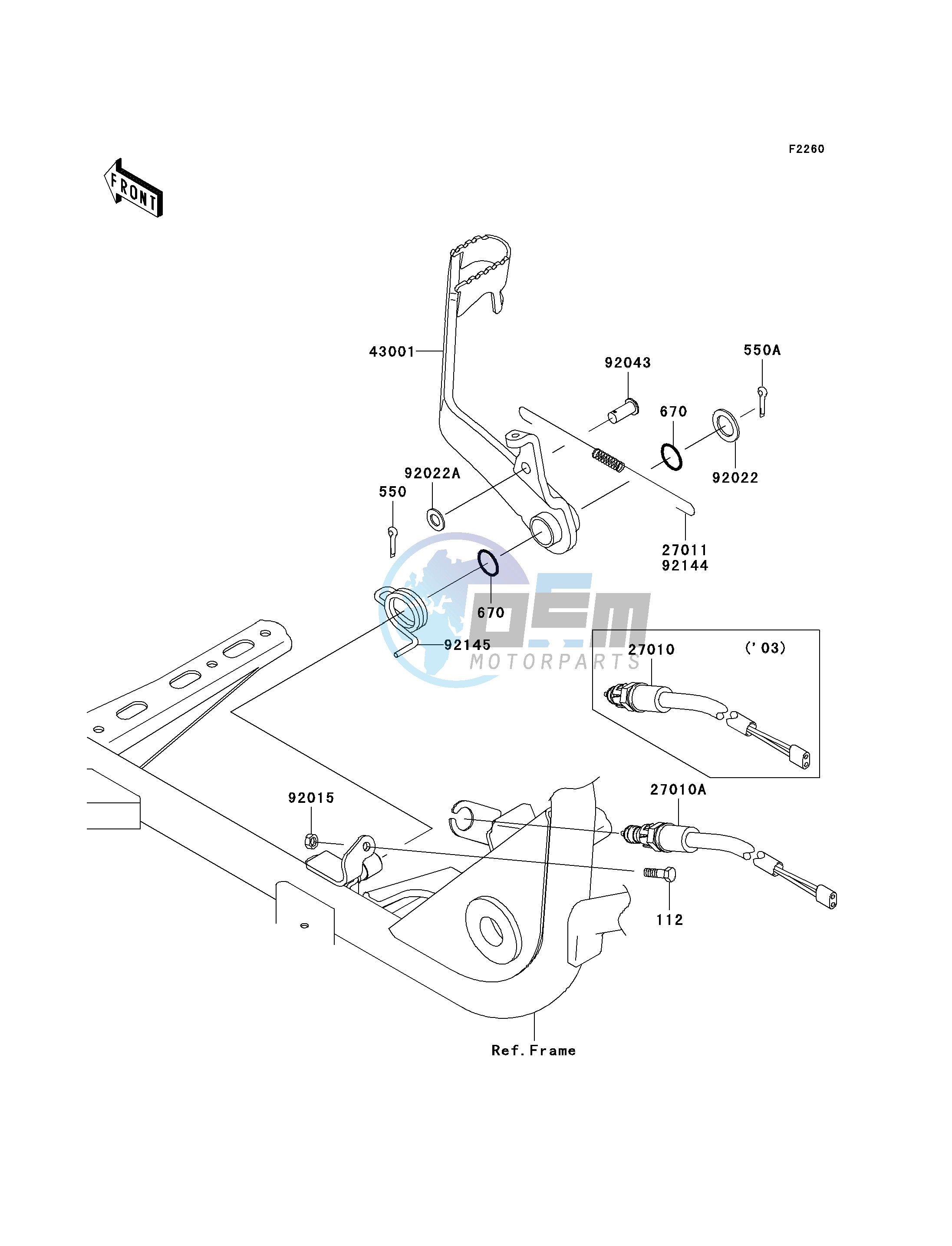 BRAKE PEDAL