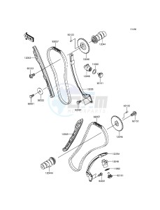 VULCAN 900 CLASSIC VN900BFFA GB XX (EU ME A(FRICA) drawing Camshaft(s)/Tensioner