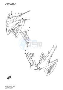 DL650 ABS V-STROM EU drawing SIDE COWLING