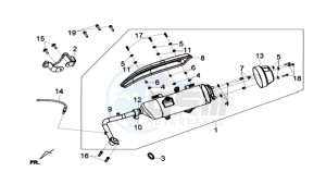 GTS 125I L6 drawing EXHAUST