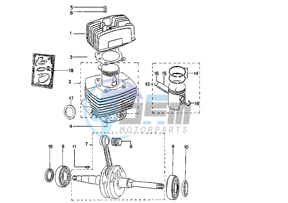 CYLINDER-CRANKSHAFT