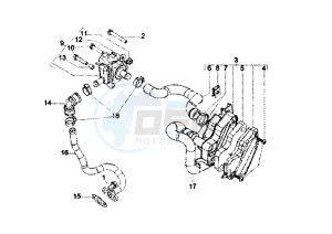 X9 EVOLUTION 250 drawing Secondary air system