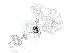 LX 150 4T ie USA drawing Flywheel magneto