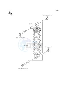 EX 500 D [NINJA 500] (D1-D5) [NINJA 500] drawing SHOCK ABSORBER-- S- -