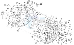 RXV-SXV 450-550 drawing Crankcase i