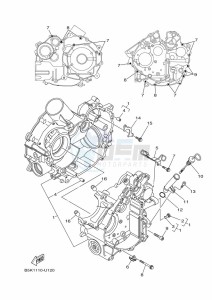 YFM700FWBD KODIAK 700 EPS (BGFM) drawing CRANKCASE