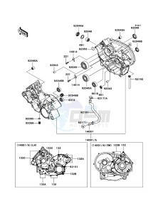 KVF650 4x4 KVF650D9F EU GB drawing Crankcase