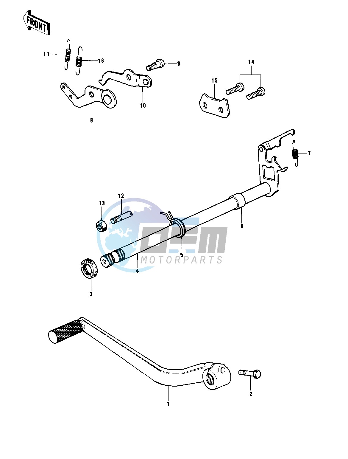 GEAR CHANGE MECHANISM