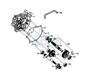 FIDDLE III 125I (XA12W2-EU) (L7-M0) (E4) drawing DRIVE SHAFT