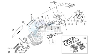 Stelvio 1200 8V STD - NTX drawing LH cylinder timing system I