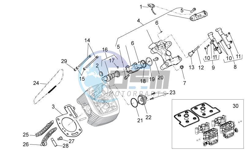 LH cylinder timing system I