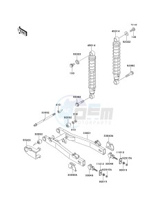 AN 110 D (D2-D3) drawing SWINGARM_SHOCK ABSORBER