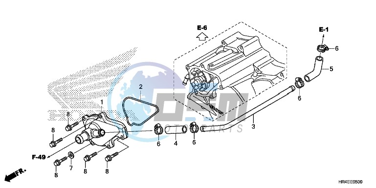 WATER PUMP COVER