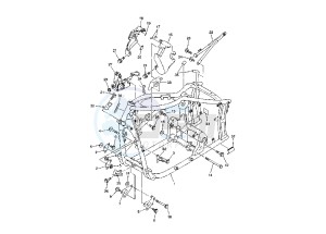 XVS A DRAG STAR CLASSIC 650 drawing FRAME