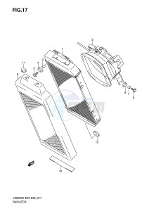 VZ800 (E3-E28) MARAUDER drawing RADIATOR