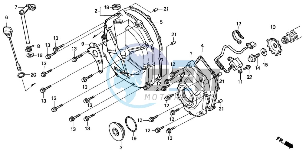 RIGHT CRANKCASE COVER