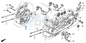 FES125 PANTHEON drawing CRANKCASE (FES1257/A7)(FES1507/A7)