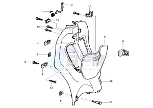 LIBERTY 4T 50 drawing Front glove compartment