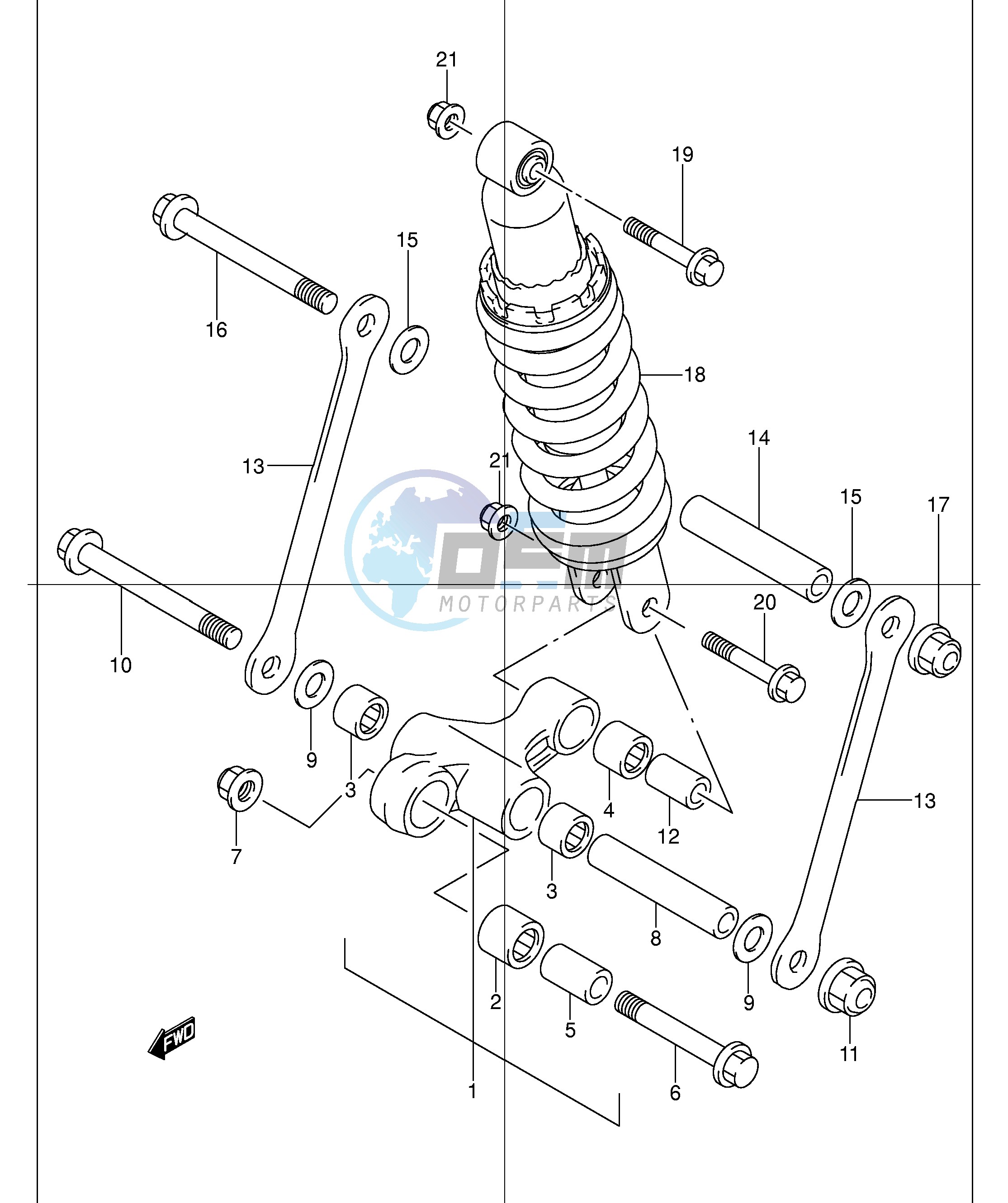 REAR CUSHION LEVER