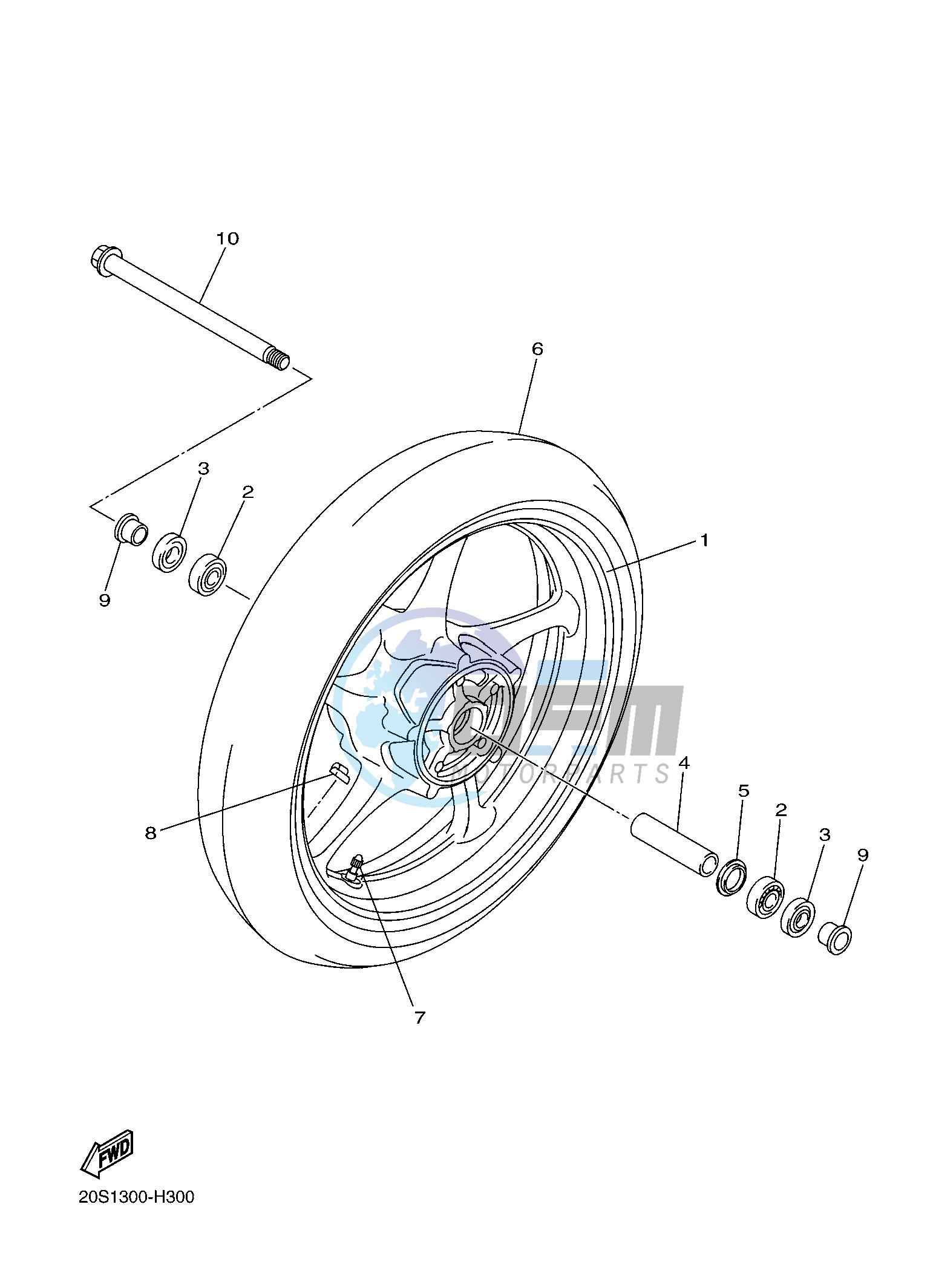 FRONT WHEEL