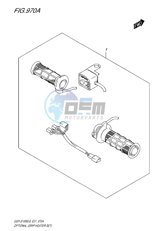 OPTIONAL (GRIP HEATER SET)