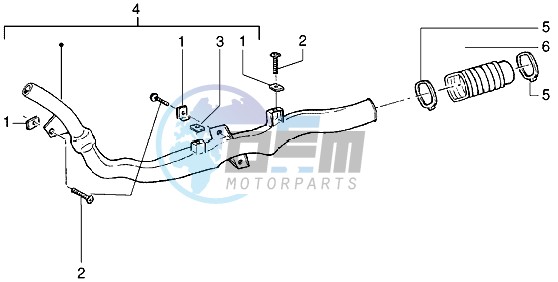 Belt cooling tube