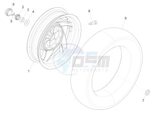 FLY 150 (APAC) drawing Rear wheel