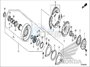 CRF110FH Europe Direct - (ED) drawing ONE WAY CLUTCH