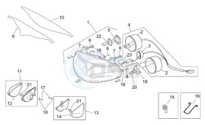 Pegaso 650 ie drawing Headlight