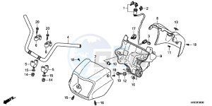 TRX500FPEC drawing HANDLE PIPE