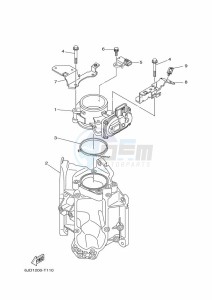 F225XCA-2020 drawing THROTTLE-BODY