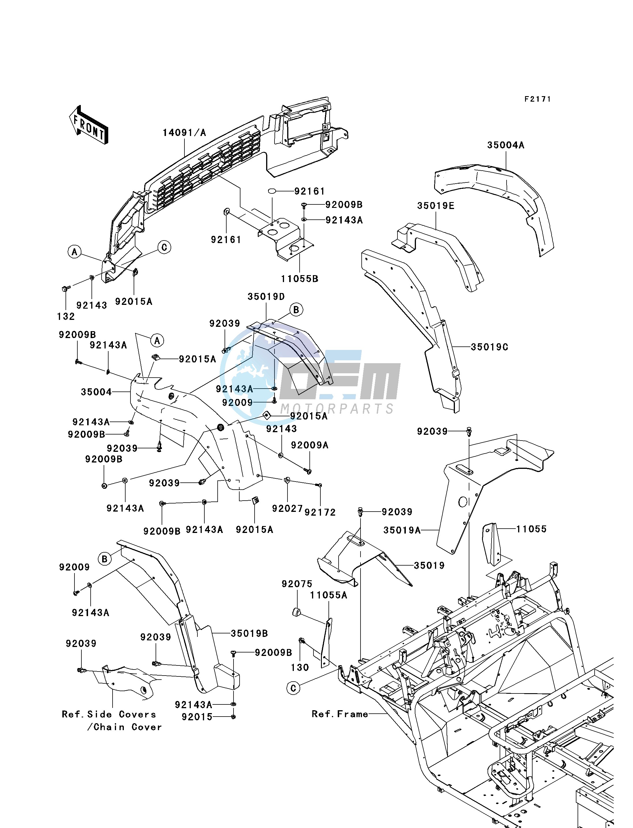 FRONT FENDER-- S- -