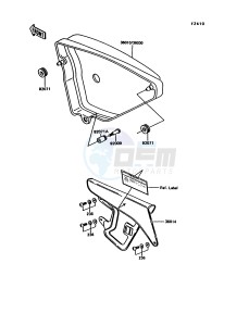 KE 100 B [KE100] (B11-B15) [KE100] drawing SIDE COVERS_CHAIN COVER