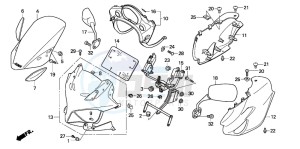 CBF600NA drawing COWL