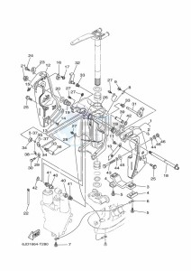 F225FET drawing FRONT-FAIRING-BRACKET