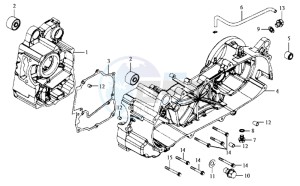 JOYRIDE 125 drawing CRANKCASE KIT